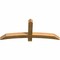 Ekena Millwork Bellingham Rough Sawn Timber Gable Bracket, Western Red Cedar, 60"W x 25"H x 4"D x 4"F, 10/12 Pitch GBW060X25X0404BEL00RWR - alternate 2